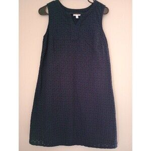 Kim Rogers Blue Eyelet Sheath Dress